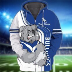 Canterbury Bankstown Bulldogs Hoodie Zip Hoodie 3D