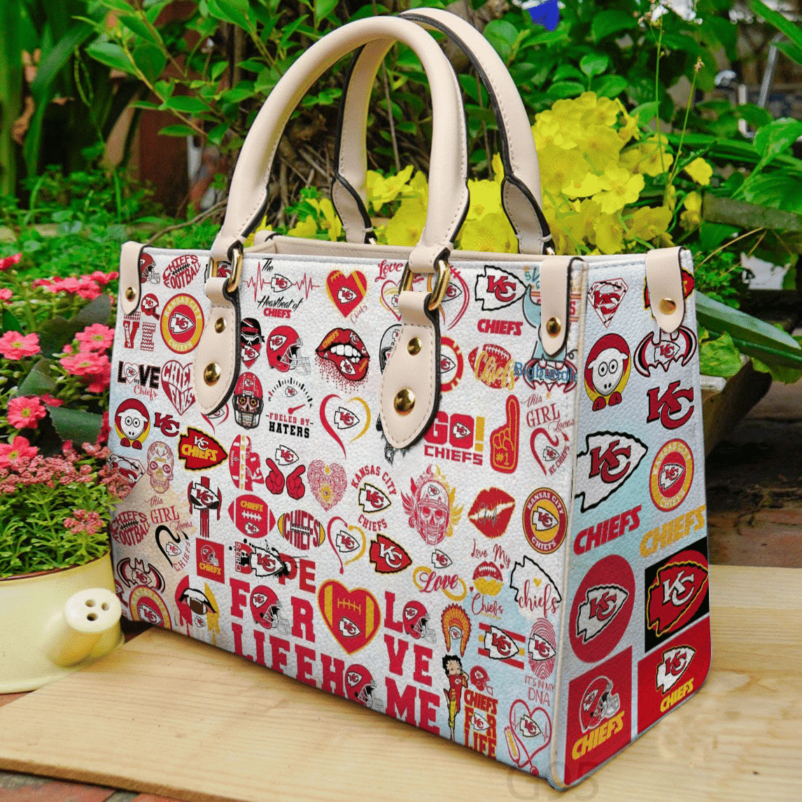Kansas City Chiefs 1 Leather Handbag 1 Kansas City Chiefs 1 Leather Handbag