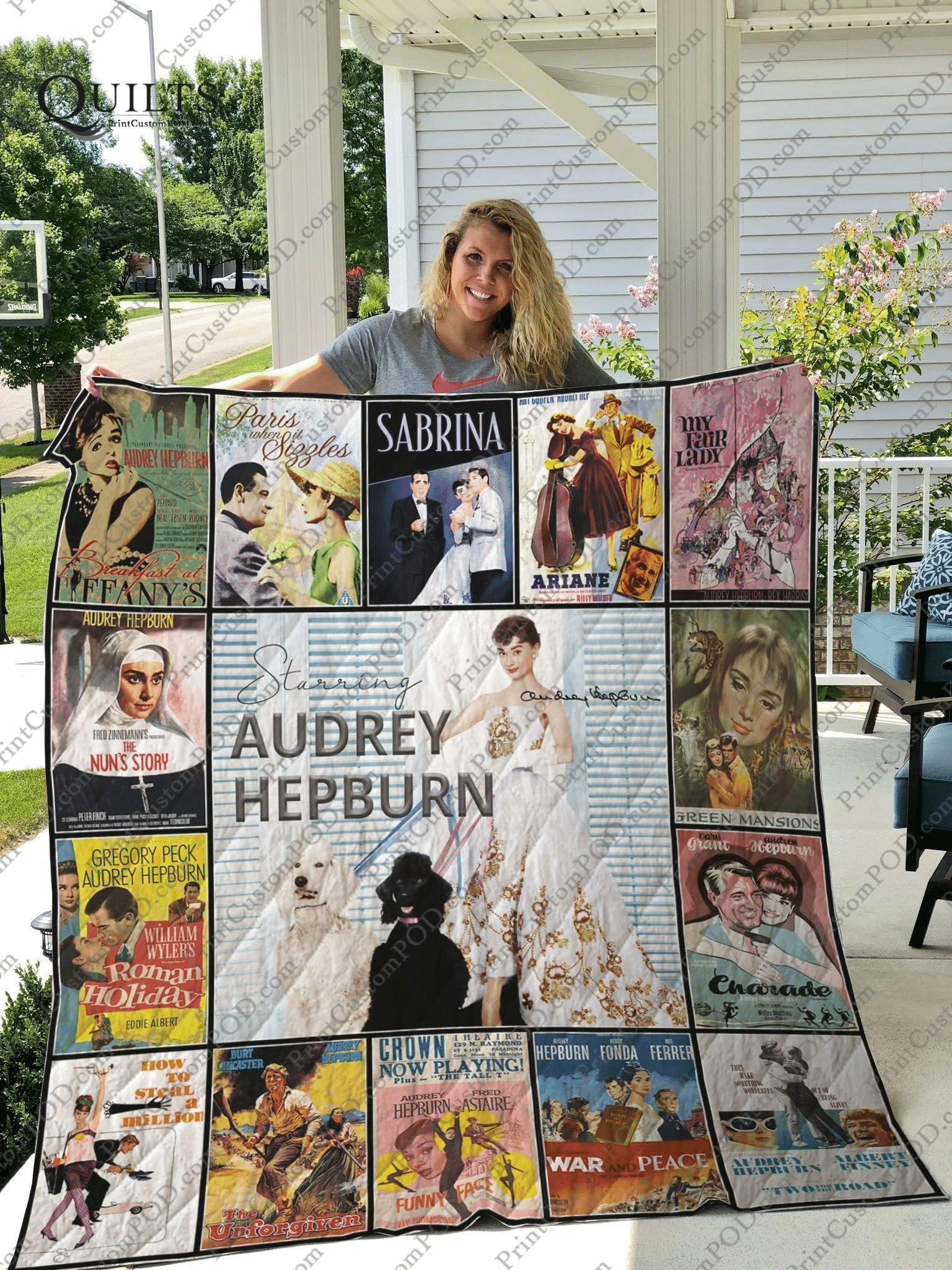 Audrey Hepburn 2 Blanket 1 Audrey Hepburn 2 Blanket
