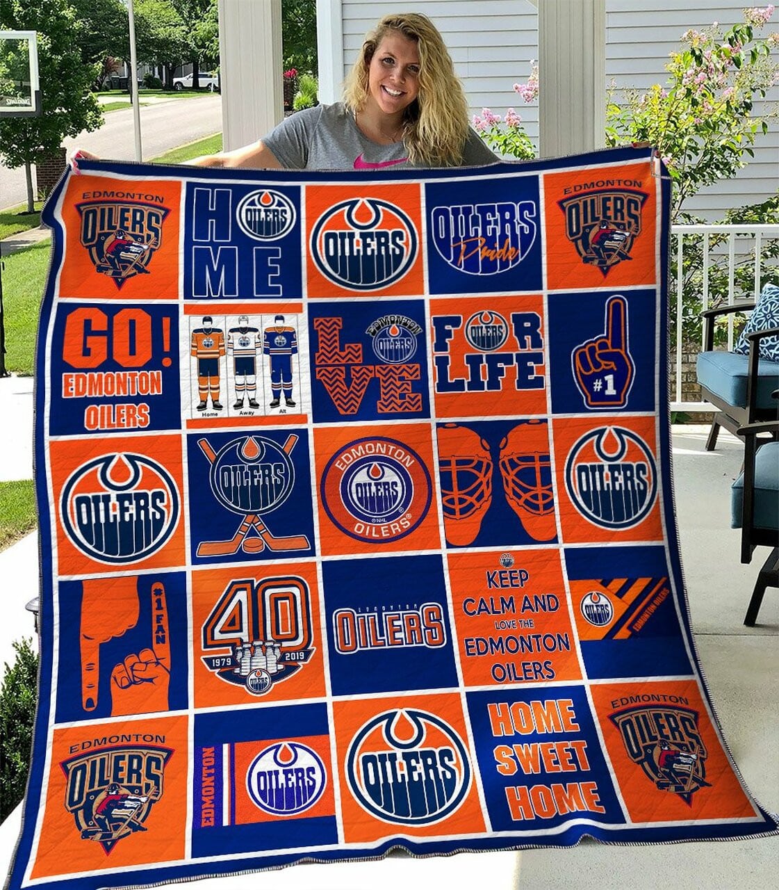 Edmonton Oilers Blanket 1 Edmonton Oilers Blanket