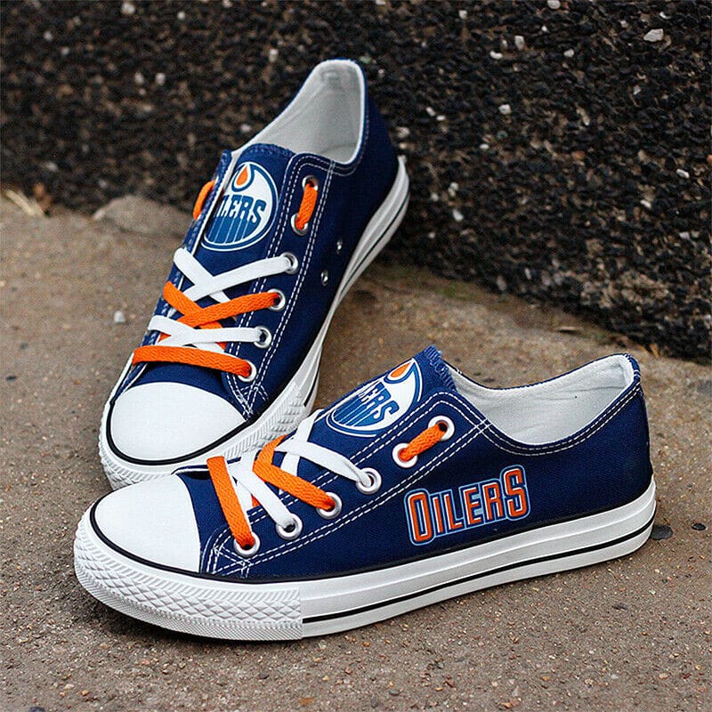 Edmonton Oilers Low Top Shoes 1 Edmonton Oilers Low Top Shoes
