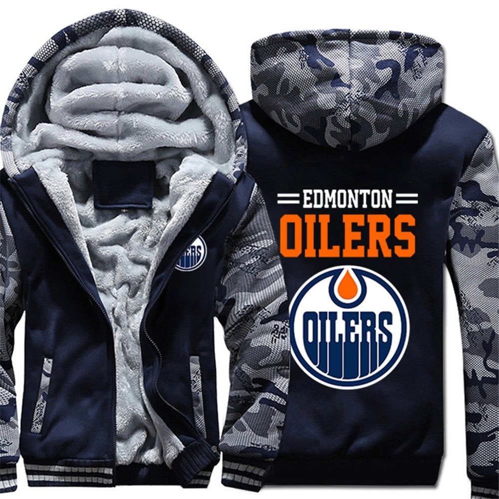 Edmonton Oilers Fleece Jacket 1 Edmonton Oilers Fleece Jacket