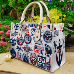 New England Patriots Leather Handbag