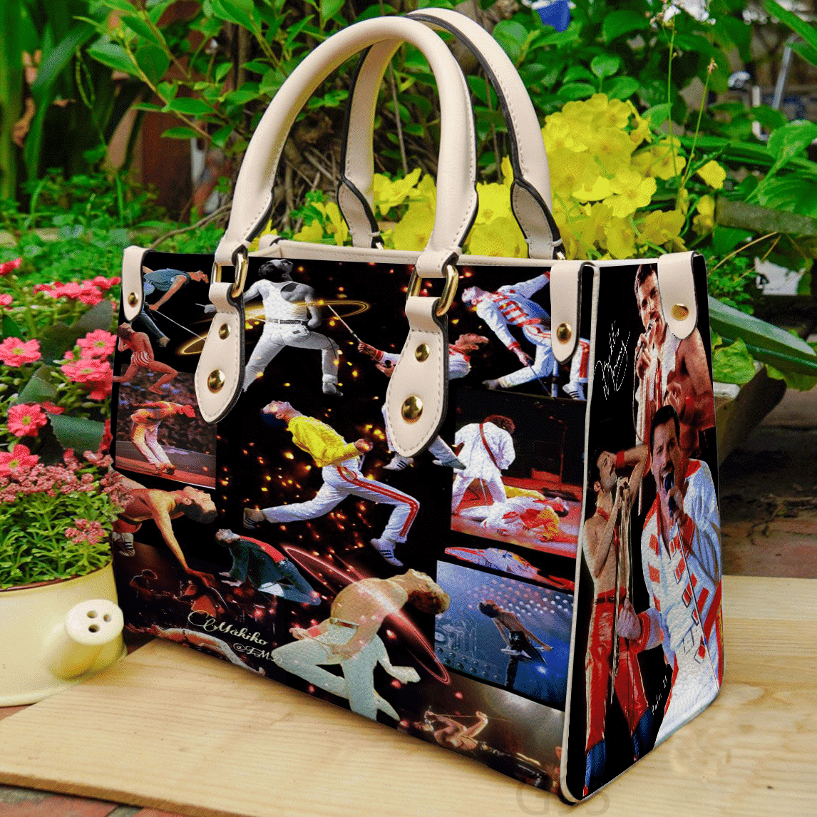 Freddie Mercury 3 Leather Handbag 1 Freddie Mercury 3 Leather Handbag