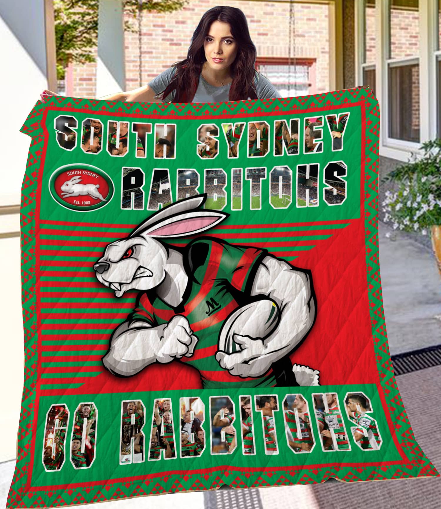 South Sydney Rabbitoh 1 Blanket 1 South Sydney Rabbitoh 1 Blanket