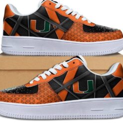Miami Hurricanes 1g Air Force Shoes