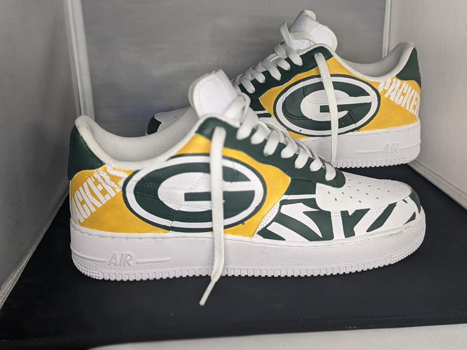Green Bay Packers 1i Air Force Shoes 1 Green Bay Packers 1i Air Force Shoes