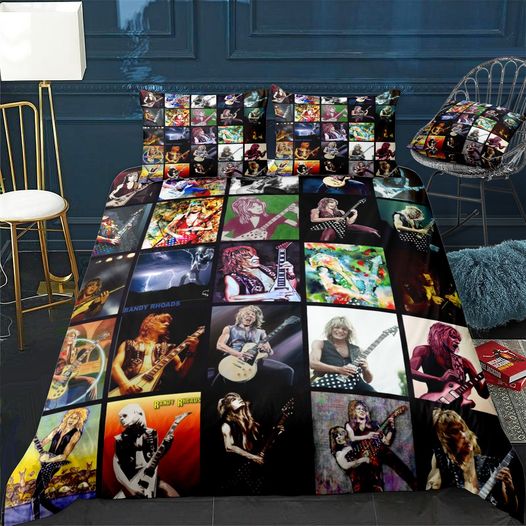Randy Rhoads Lover Bedding Set 1 Randy Rhoads Lover Bedding Set