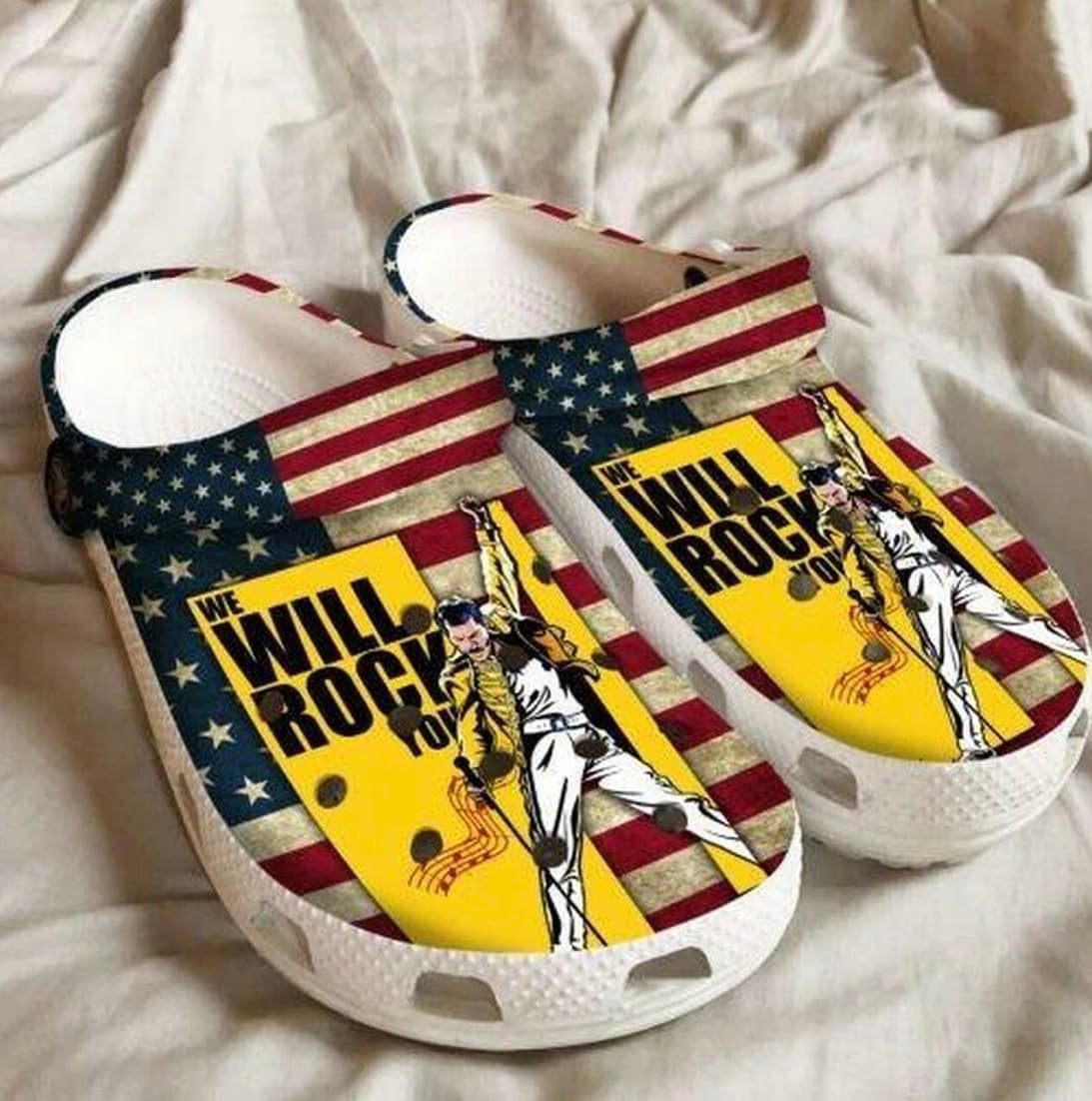 Freddie Mercury Love 3 Soft Clogs 1 Freddie Mercury Love 3 Soft Clogs