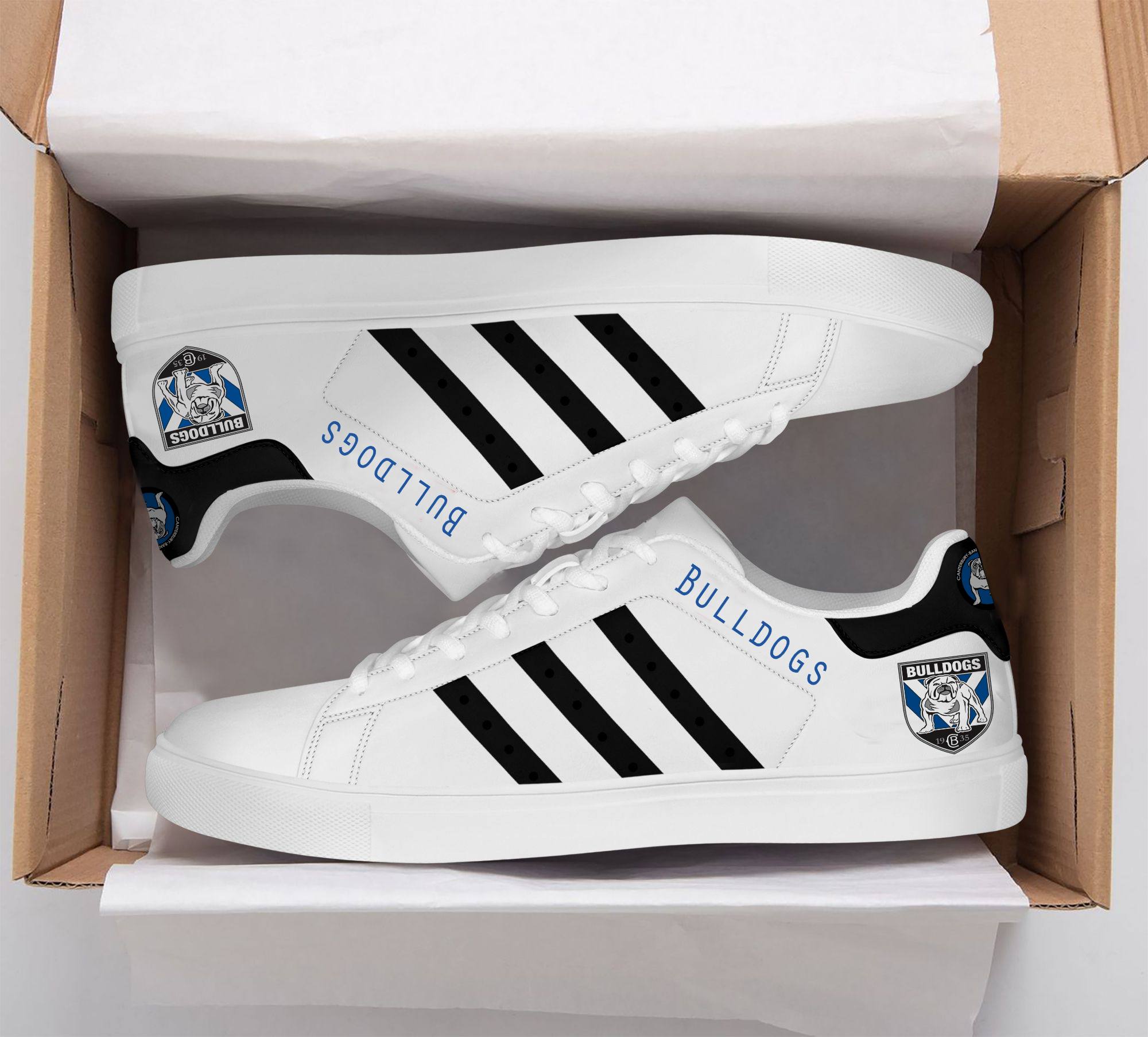 Canterbury Bankstown Bulldogs Stan Smith Shoes 1 Canterbury Bankstown Bulldogs Stan Smith Shoes