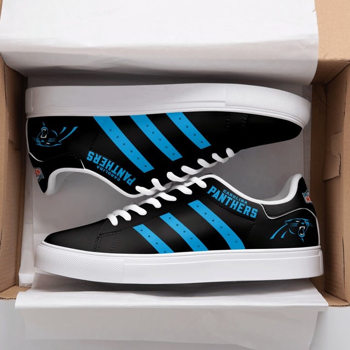 Carolina Panthers G01 Stan Smith Shoes 1 Carolina Panthers G01 Stan Smith Shoes