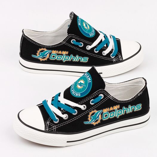 Miami Dolphins I10 Low Top Shoes 1 Miami Dolphins I10 Low Top Shoes