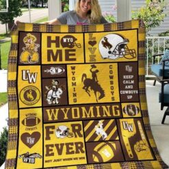 Wyoming Cowboys Blanket
