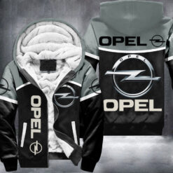 Opel Car Grey Fleece Jacket