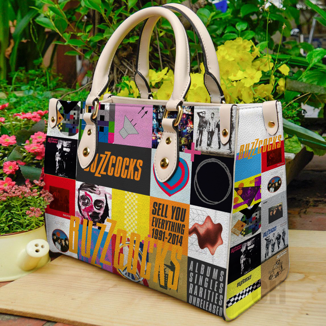 Buzzcocks Leather Handbag 1 Buzzcocks Leather Handbag