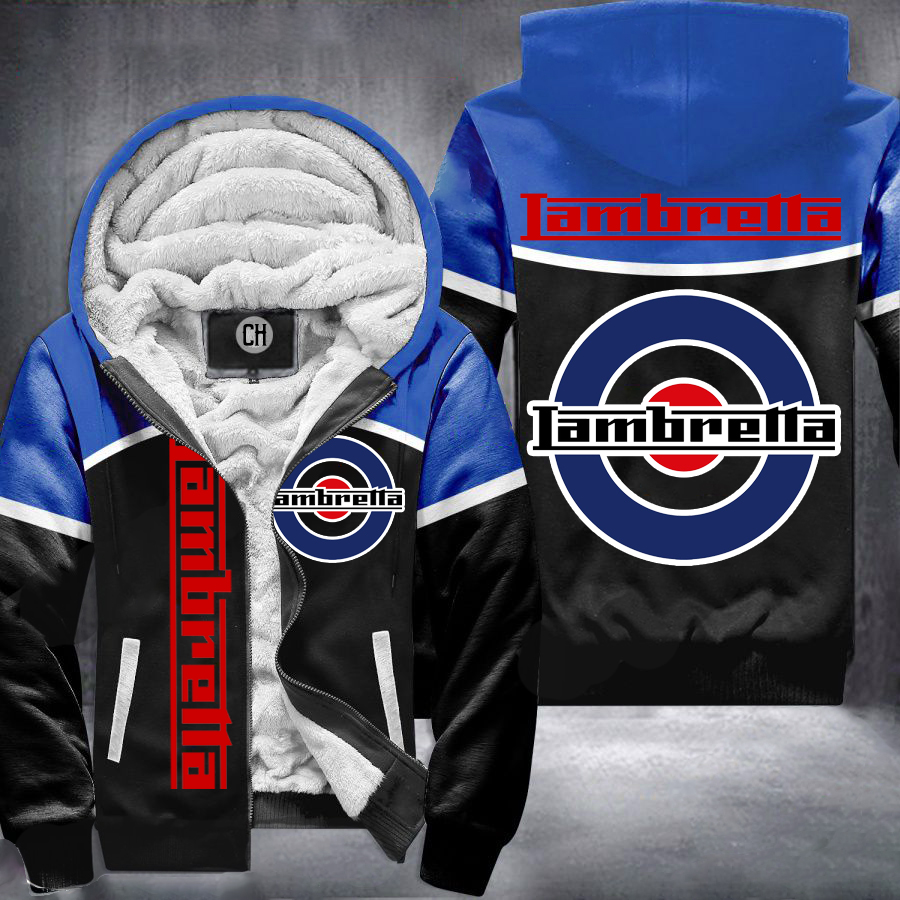 Lambretta Blue Fleece Jacket 1 Lambretta Blue Fleece Jacket