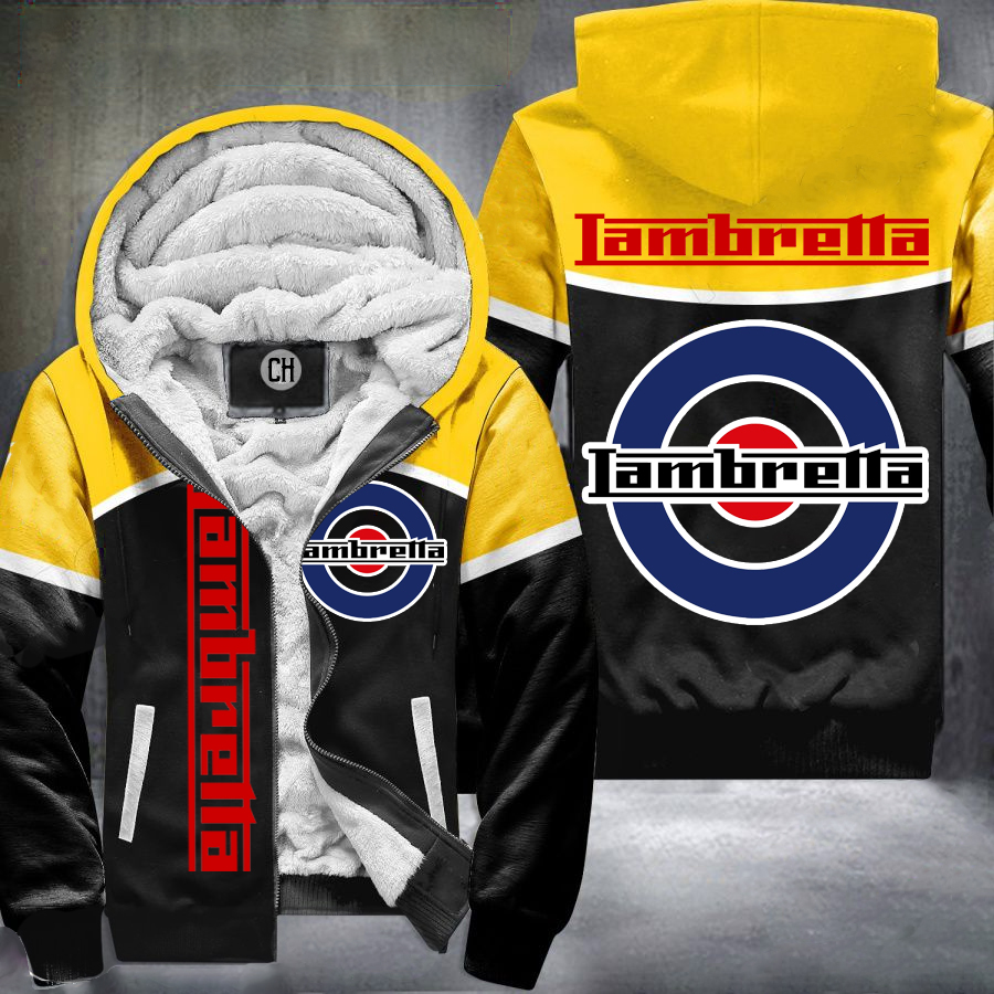 Lambretta Yellow Fleece Jacket 1 Lambretta Yellow Fleece Jacket