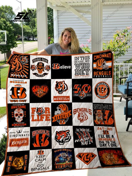 Cincinnati Bengals I0 Blanket 1 Cincinnati Bengals I0 Blanket