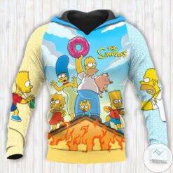 The Simpsons Hoodie Zip Hoodie 3D