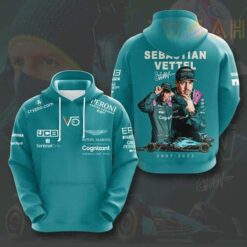 Sebastian Vettel Hoodie Zip Hoodie 3D
