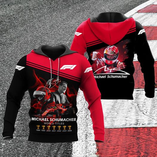 Mick Schumacher Hoodie Zip Hoodie 3D 1 Mick Schumacher Hoodie Zip Hoodie 3D