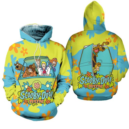 Scooby-doo A1 Hoodie Zip Hoodie 3D 1 Scooby-doo A1 Hoodie Zip Hoodie 3D