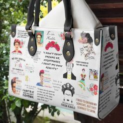 Frida Kahlo Leather Handbag