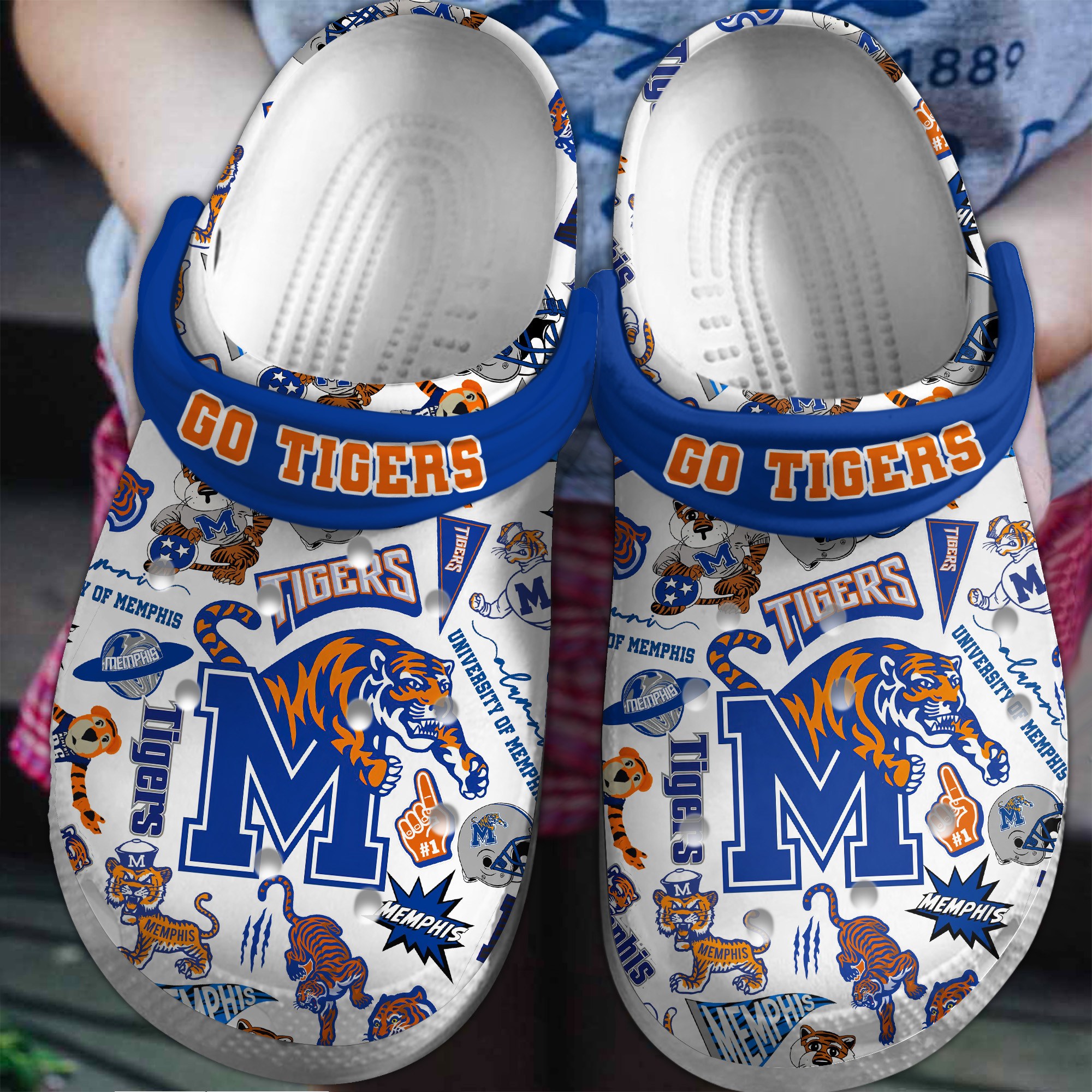 Memphis Tigers Soft Clogs 1 Memphis Tigers Soft Clogs
