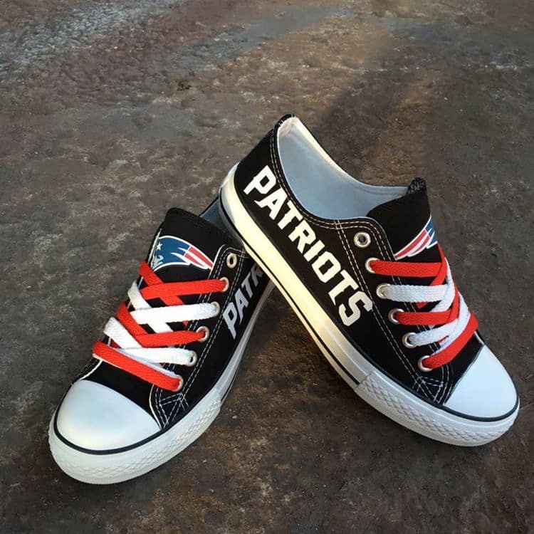 New England Patriots Low Top Shoes 1 New England Patriots Low Top Shoes