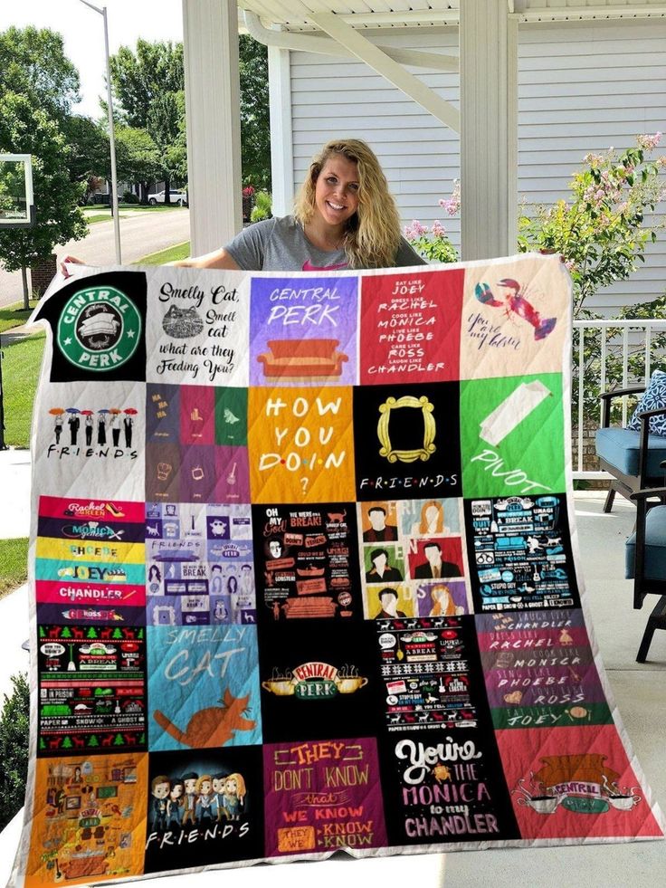 Friends TV Show Blanket 1 Friends TV Show Blanket