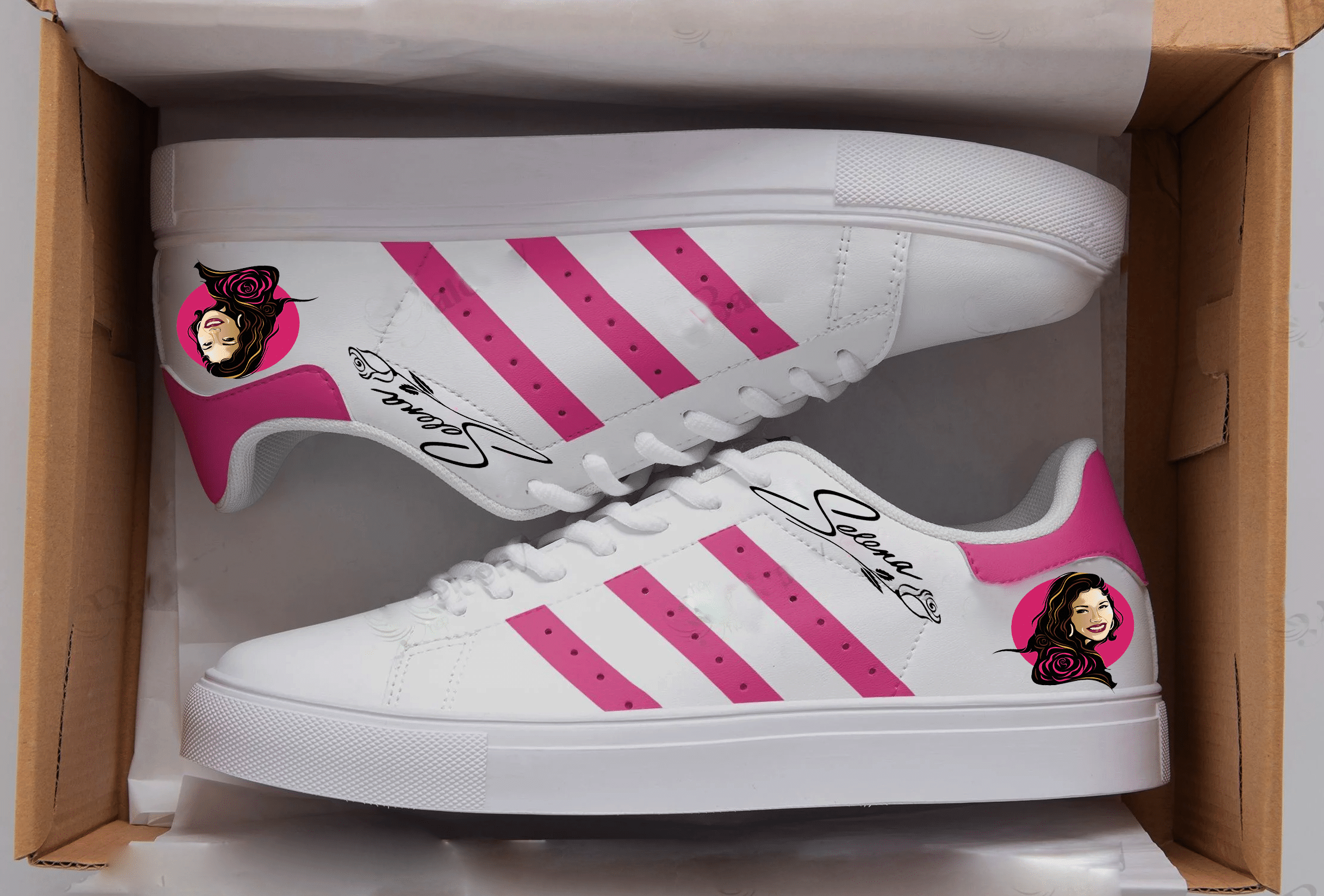 Selena Quintanilla Stan Smith Shoes 1 Selena Quintanilla Stan Smith Shoes