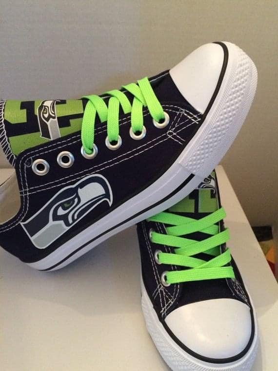 Seattle Seahawks 01 Low Top Shoes 1 Seattle Seahawks 01 Low Top Shoes