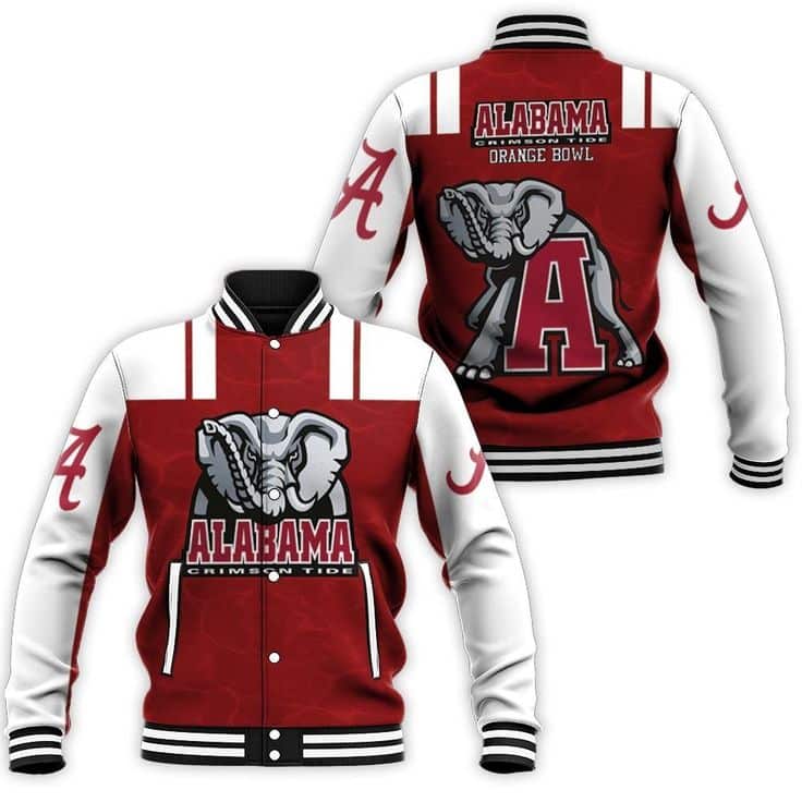 Alabama Crimson Tide Baseball Jacket 1 Alabama Crimson Tide Baseball Jacket