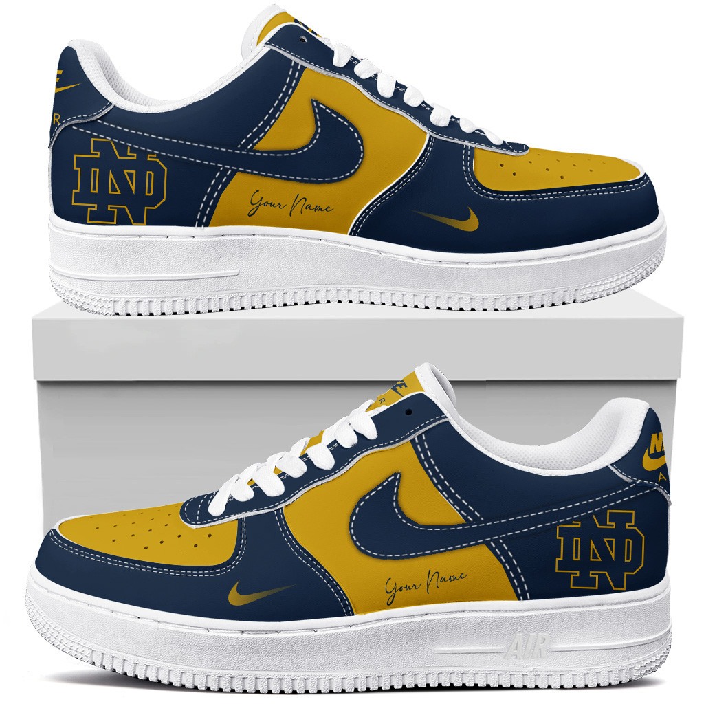 Notre Dame Fighting Irish Air Force Shoes 1 Notre Dame Fighting Irish Air Force Shoes