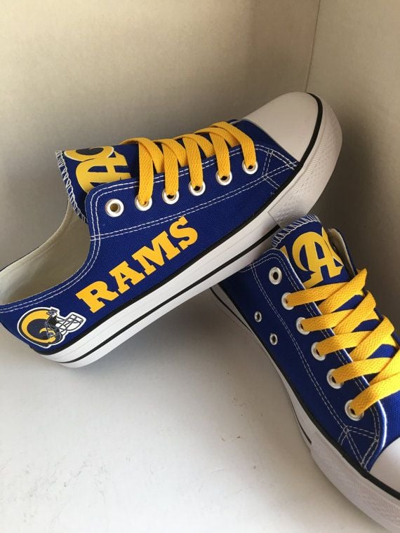 Los Angeles Rams Low Top Shoes 1 Los Angeles Rams Low Top Shoes
