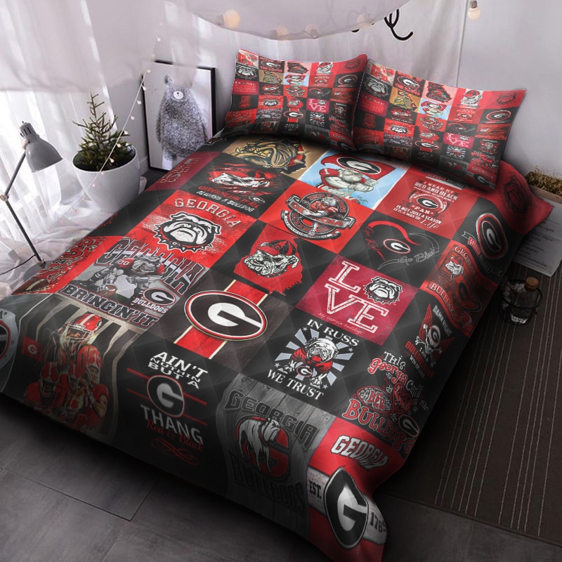 Georgia Bulldogs Bedding Set 1 Georgia Bulldogs Bedding Set