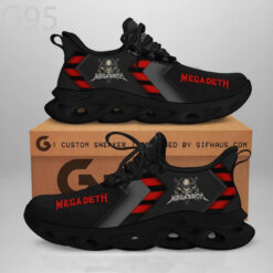 Megadeth Band Black Max Soul Shoes