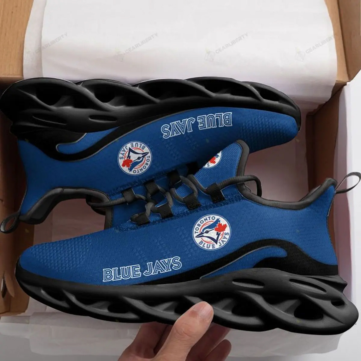 Toronto Blue Jays Black Max Soul Shoes 1 Toronto Blue Jays Black Max Soul Shoes