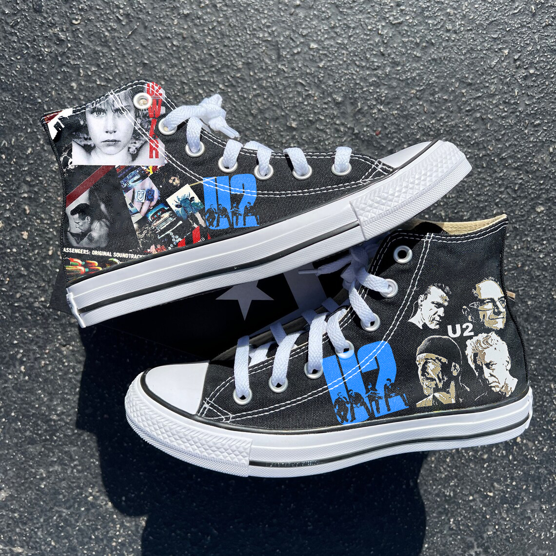 U2 Band High Top Shoes 1 U2 Band High Top Shoes