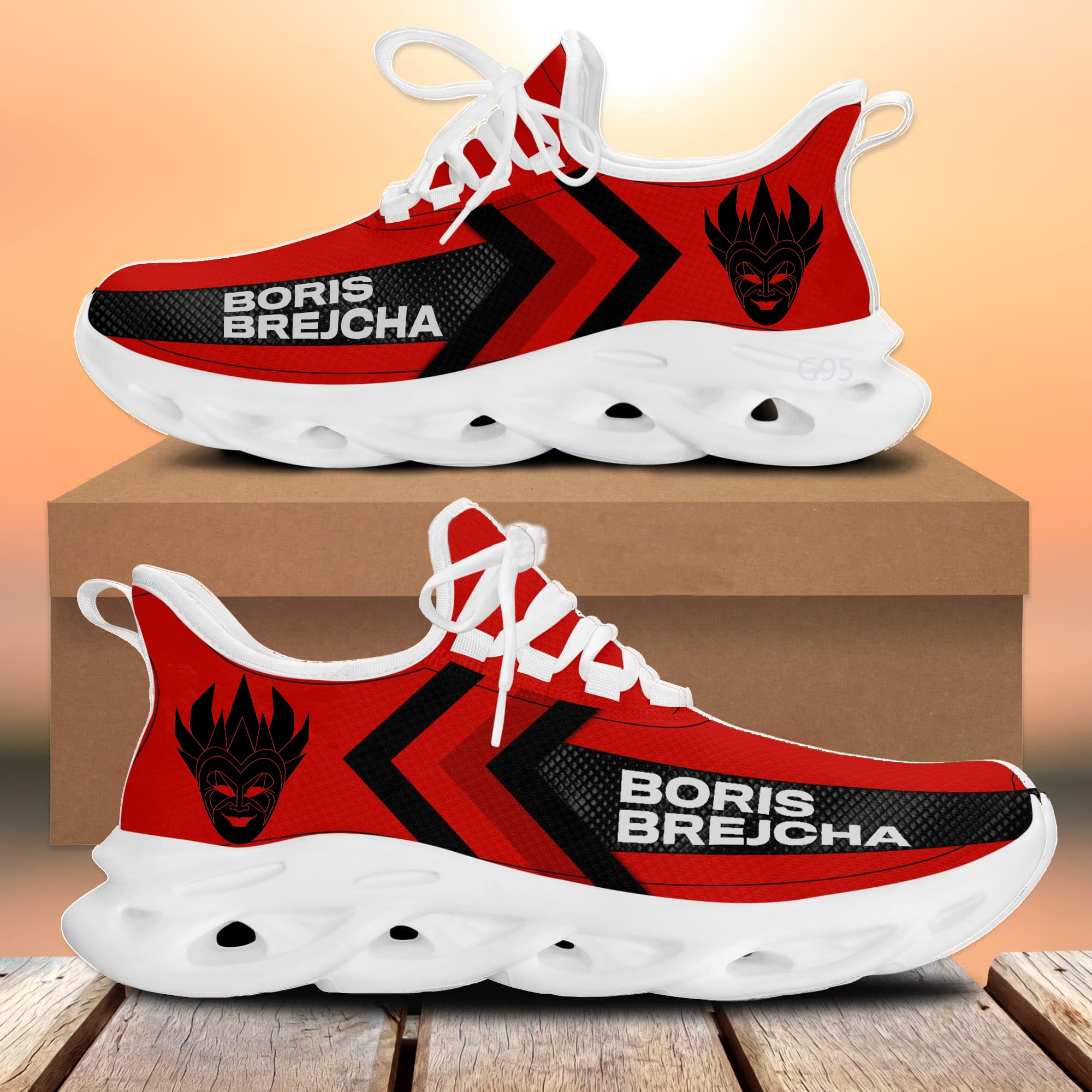 Boris Brejcha Red Max Soul Shoes 1 Boris Brejcha Red Max Soul Shoes