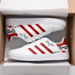 Billy Joel Red Stan Smith Shoes