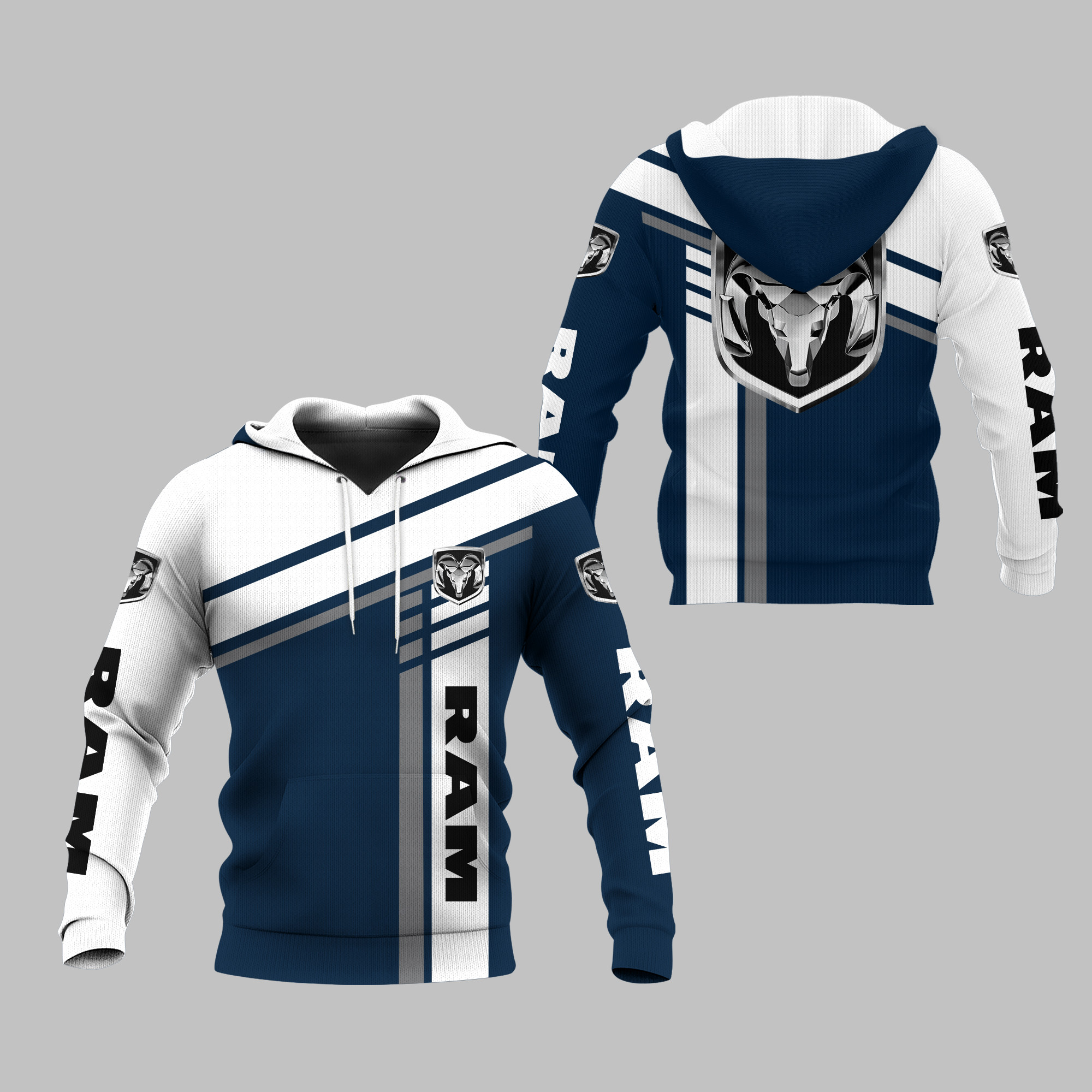 Dodge Ram 5b Hoodie Zip Hoodie 3D 1 Dodge Ram 5b Hoodie Zip Hoodie 3D