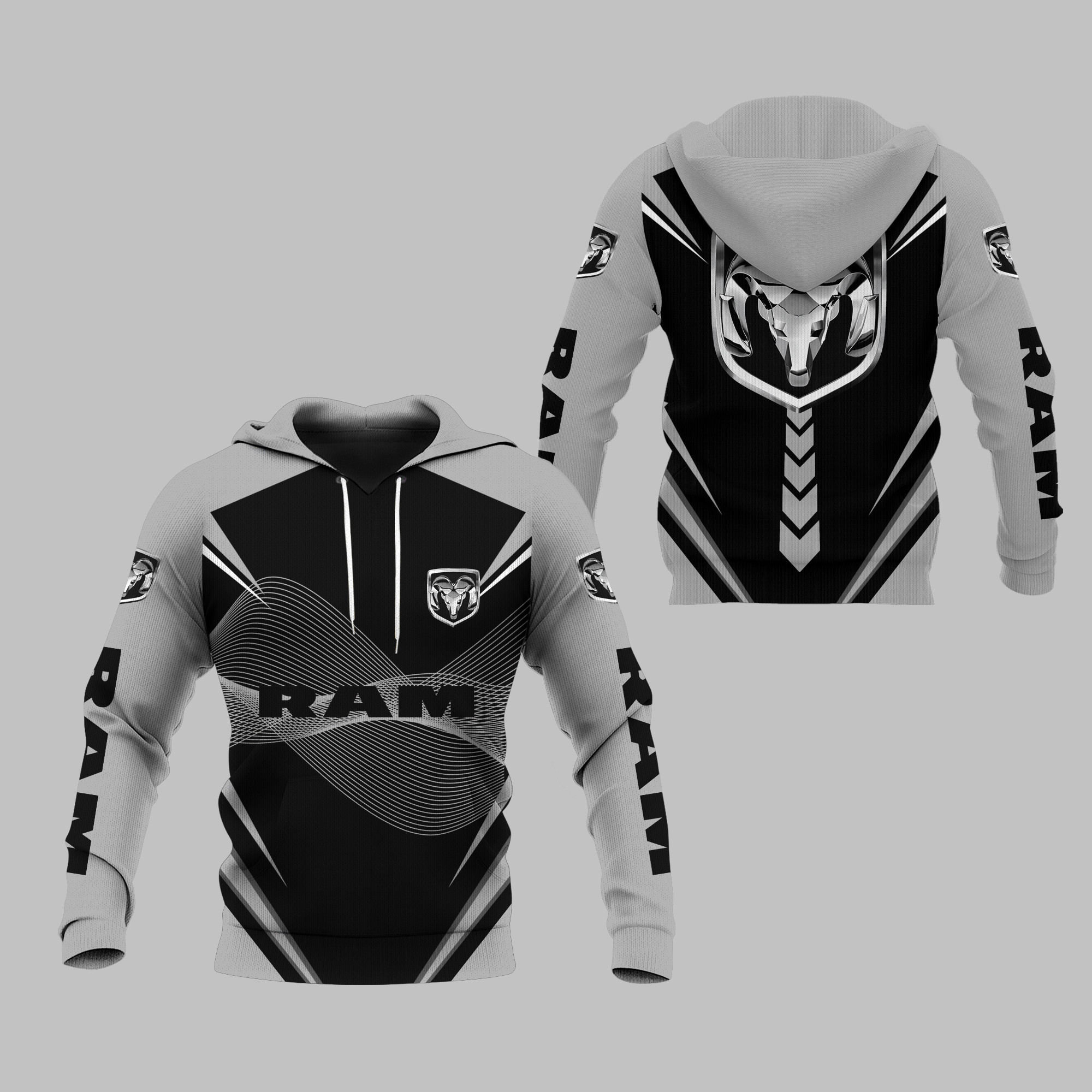 Dodge Ram1 5c Hoodie Zip Hoodie 3D 1 Dodge Ram1 5c Hoodie Zip Hoodie 3D