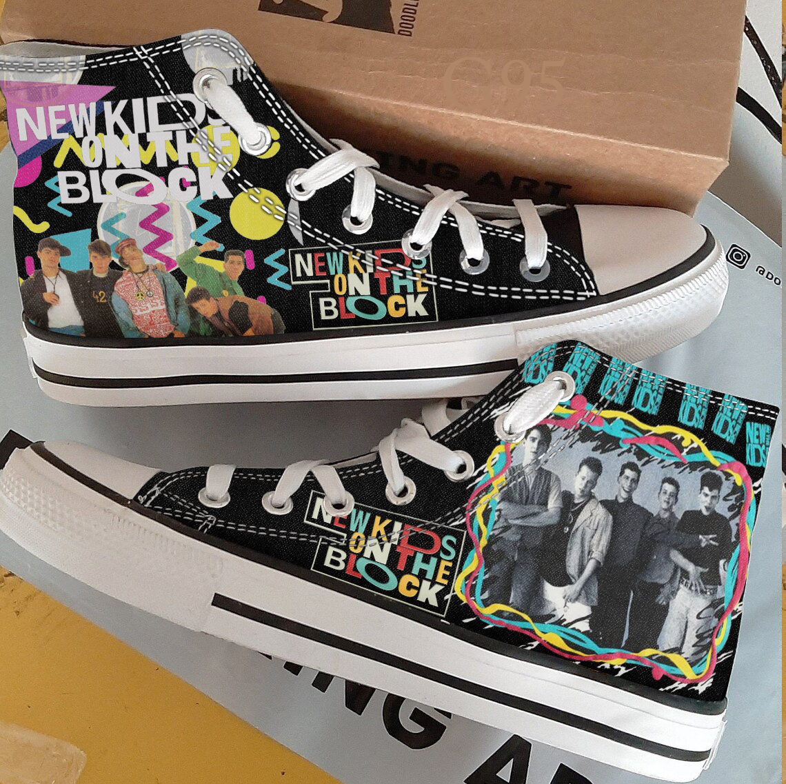 New Kids On The Block High Top Shoes 1 New Kids On The Block High Top Shoes