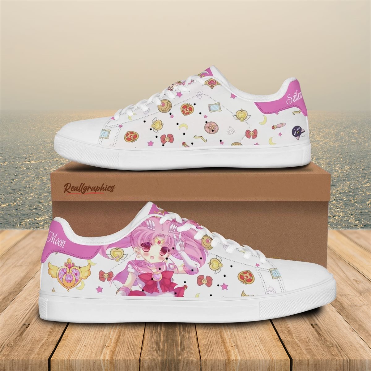 Sailor Moon A2 Stan Smith Shoes 1 Sailor Moon A2 Stan Smith Shoes