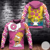 The Simpsons Hoodie Zip Hoodie 3D