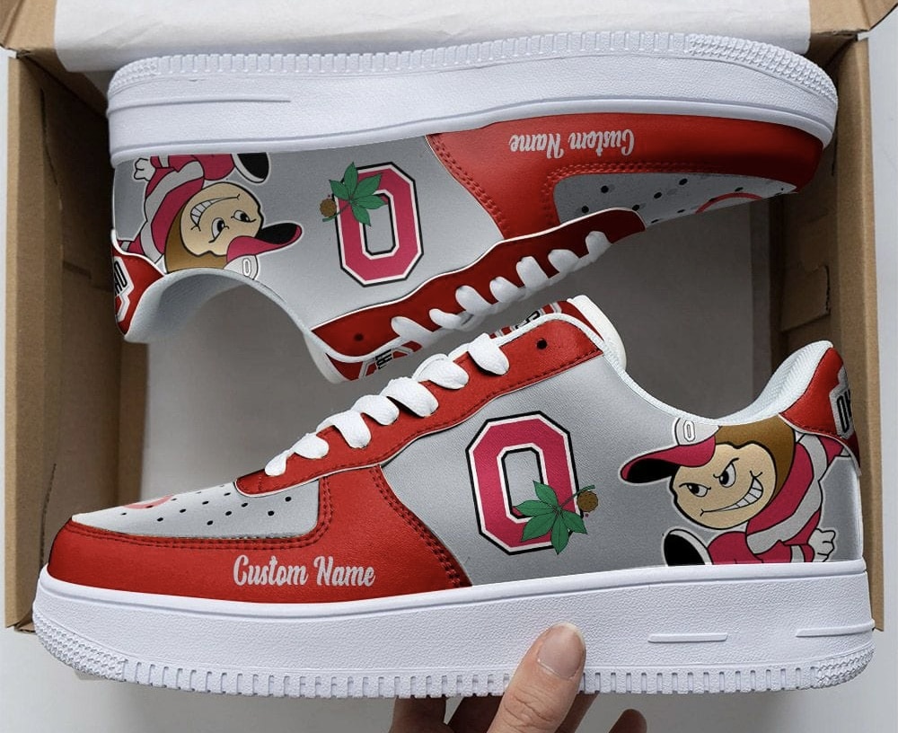 Ohio State Buckeyes G0 Air Force Shoes 1 Ohio State Buckeyes G0 Air Force Shoes