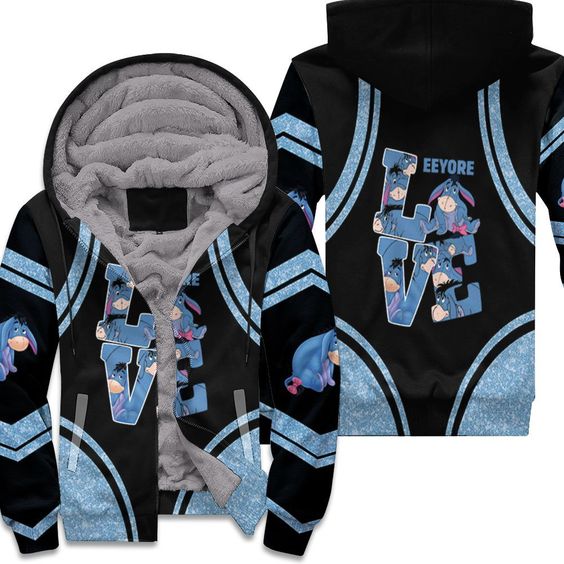 Eeyore Winnie The Pooh G0 Fleece Jacket 1 Eeyore Winnie The Pooh G0 Fleece Jacket
