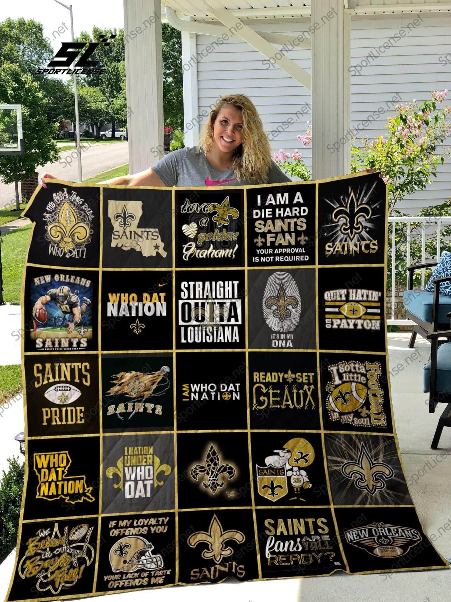 New Orleans Saints Blanket 1 New Orleans Saints Blanket