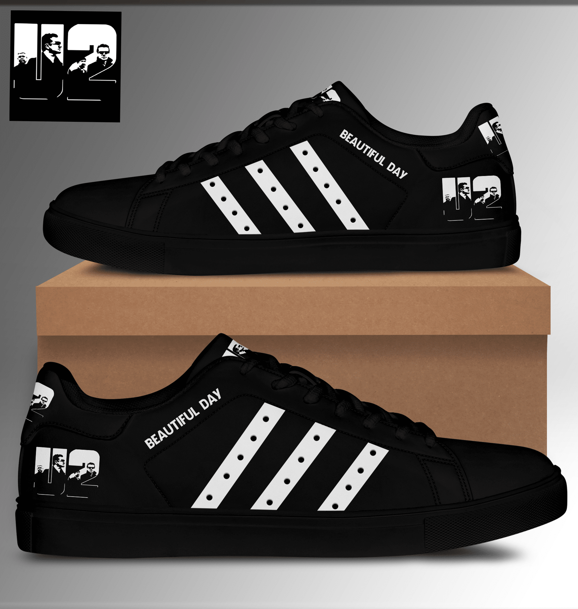 U2 Band Love 1 Stan Smith Shoes 1 U2 Band Love 1 Stan Smith Shoes